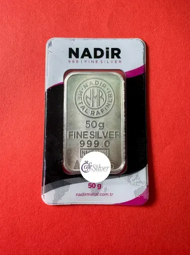 شمش نقره 100 گرمی